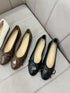 High Quality Round Toe Bow Decor Pump Shoes